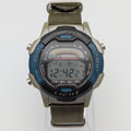 Casio Illuminator W-86 Sports Watch — Olive G10 Strap, 100m WR, Sold Naked - Bezel & Hide