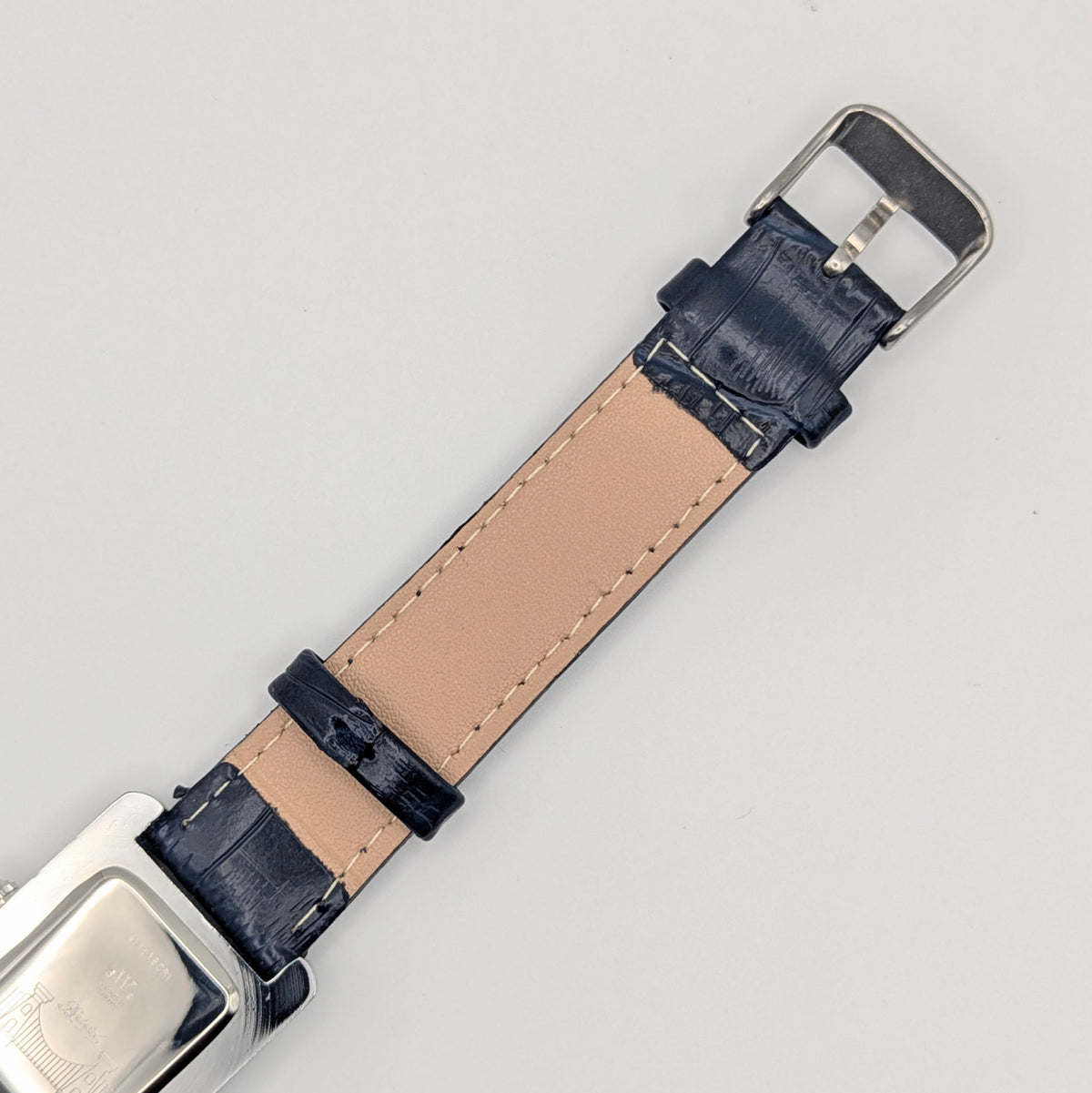 o.W.c Bristol Tank Blue Dial Quartz Watch — Odd Watch Company, Sold Naked - Bezel & Hide